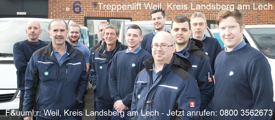 Treppenlift  Weil, Kreis Landsberg am Lech